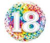 Picture of I. 18th balloon Rainbow dot