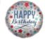 Picture of Birthday Balloons - Silver stars