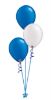 Picture of Style option 1- Balloon 3 helium latex bundle - Any colour.