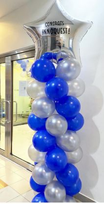 Picture of Style option 9 - Freestanding Balloon columns any colour / message / logo