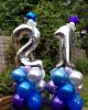 Picture of Style option 11 - srandard Balloon number pillars (set) any number/ colour