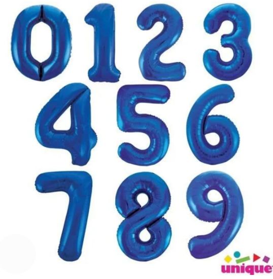 Picture of Blue numbers - click to pick numbers