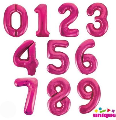 Picture of Pink numbers - click to select numbers