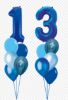 Picture of Style option 4 - set of foil number balloons any number / colours.